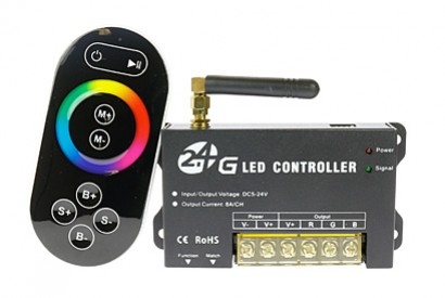 Branchement et fonctionnalités du contrôleur rgb multizone tactile