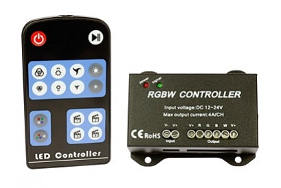 Raccordement et utilisation d'un contrôleur RGBW pour bande led