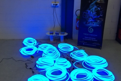 Départ du néon led RGB pour le Festival de Cannes