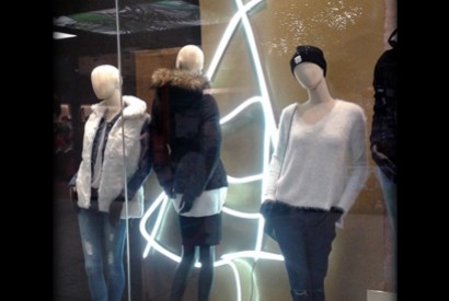 Les vitrines de Noël des magasins Jennyfer !